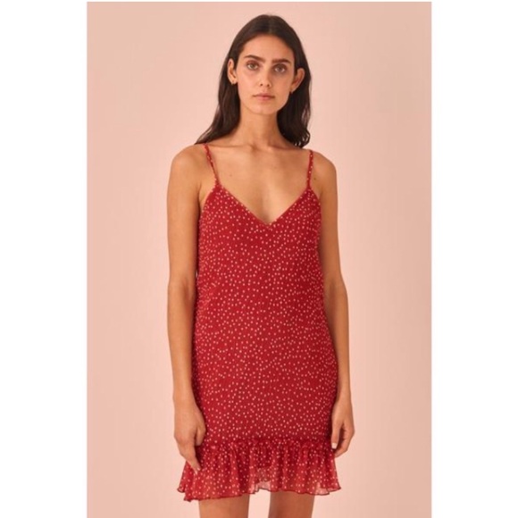 The Fifth Label ASSEMBLAGE Dress Red Polka Dot - Picture 1 of 6